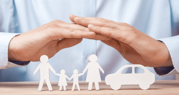 Auto Financing, hands over car and family